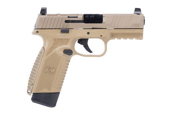 The FN545 MRD LE is an optic-ready striker fired pistol.
